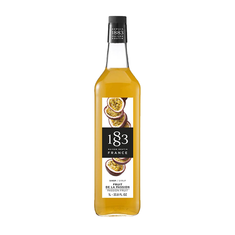 Routin 1883 Passionfruit Syrup 1 Ltr Glass Bottle