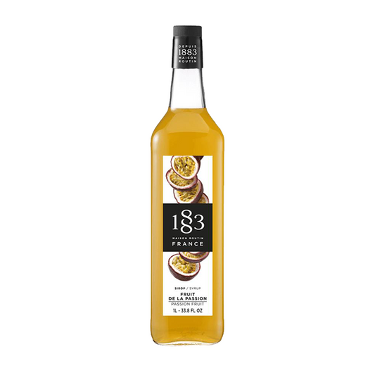 Routin 1883 Passionfruit Syrup 1 Ltr Glass Bottle