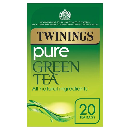 Twinings Pure Green Tagged & Enveloped Teabags x20